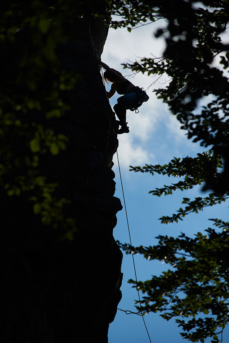 Colorado rock climber