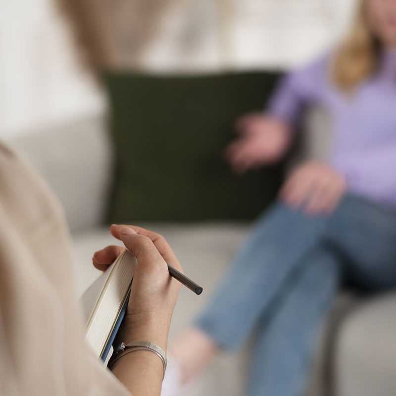 Finding the right therapist is essential when exploring body image issues.